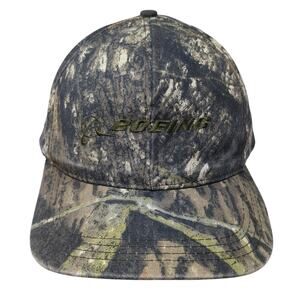 Boeing Snapback Cap Multicolor One Size Adjustable Camo Embroidered Vintage USA
